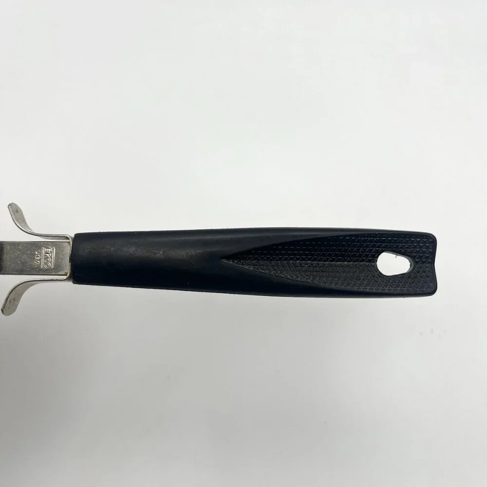 Vintage EKCO USA Pizza Cutter Stainless Steel Wheel Pastry Dough Slicer 8”